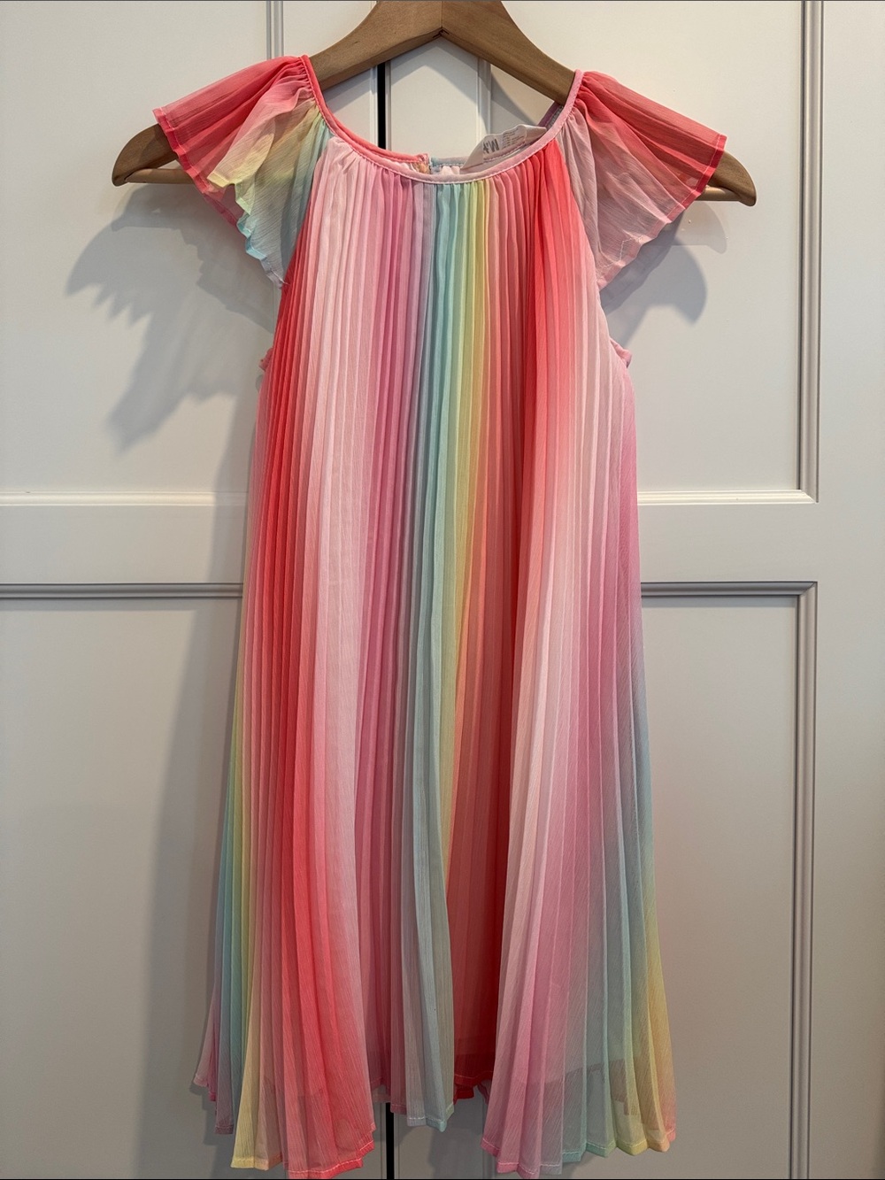 H&M Rainbow Pleated Dress
